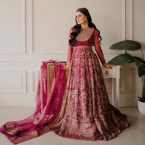 BATIK STUDIO AUTHENTIC PAKISTANI DESIGNER BRIDAL DRESS